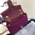 Gucci GG Marmont velvet mini bag 20 cm purple